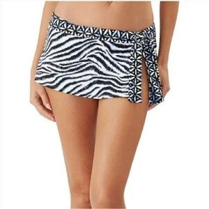 Tommy Bahama Zanzibar Zebra
Skirted Hipster Side Tie Skirt - Size L NWT
